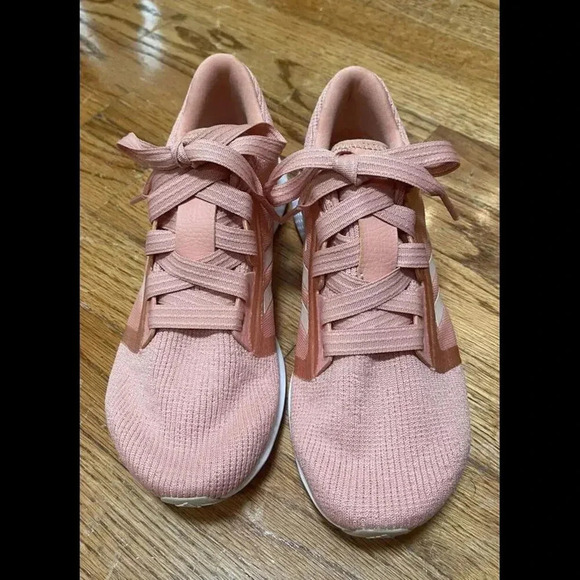 NEW!! Women’s adidas Edge Lux 4 Primegreen Blush Pink SAMPLE Prototype Size 7 - Picture 6 of 9